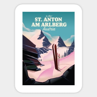 St. Anton am Arlberg Austrian ski Sticker